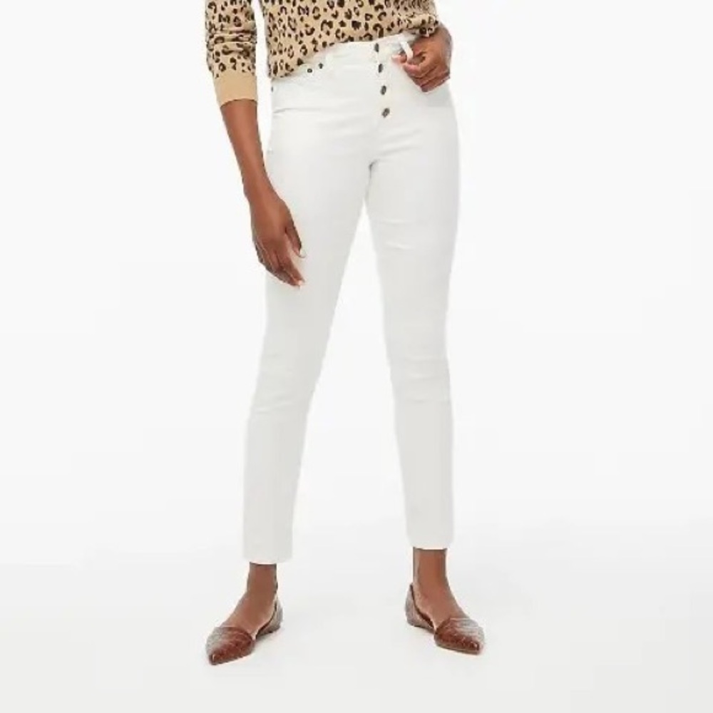 J Crew High Rise Skinny Corduroy Pant Button Fly NWT